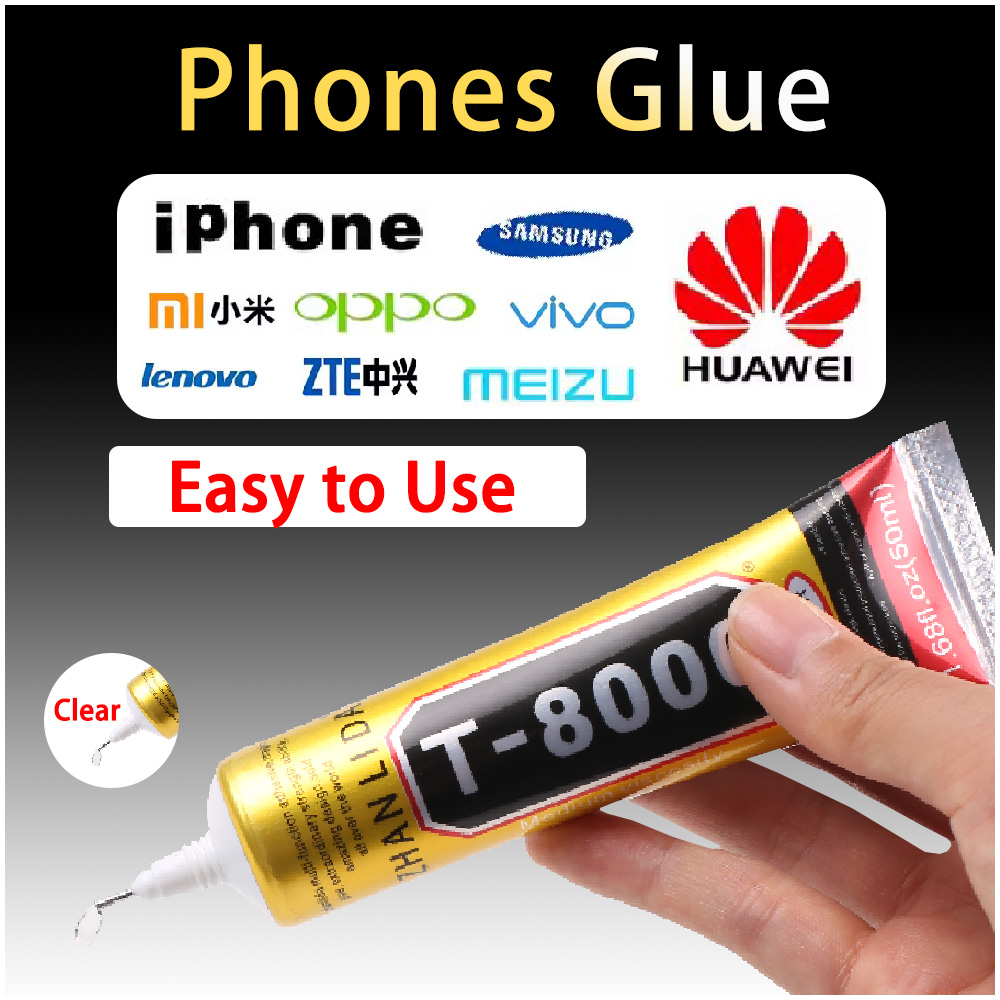 Fabric Glue Bond - Pegamento de Precisión T8000 para Joyería,