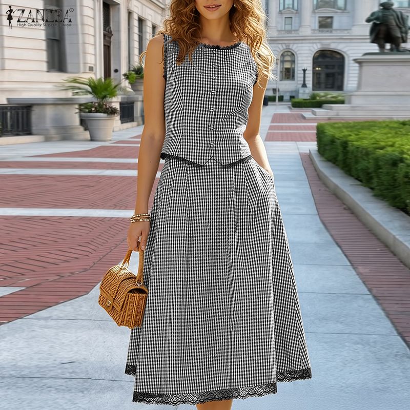 Sewing Vest - Conjuntos elegantes de 2 piezas para