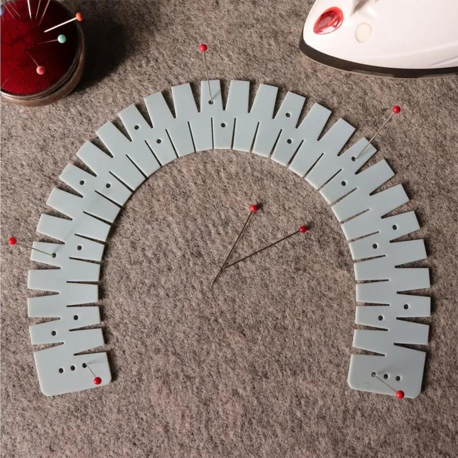 Sewing Hemming - Regla de dobladillo de silicona con