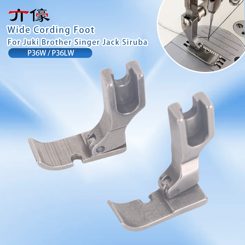 Zipper Foot Presser - P36W P36LW pie de cordón ancho