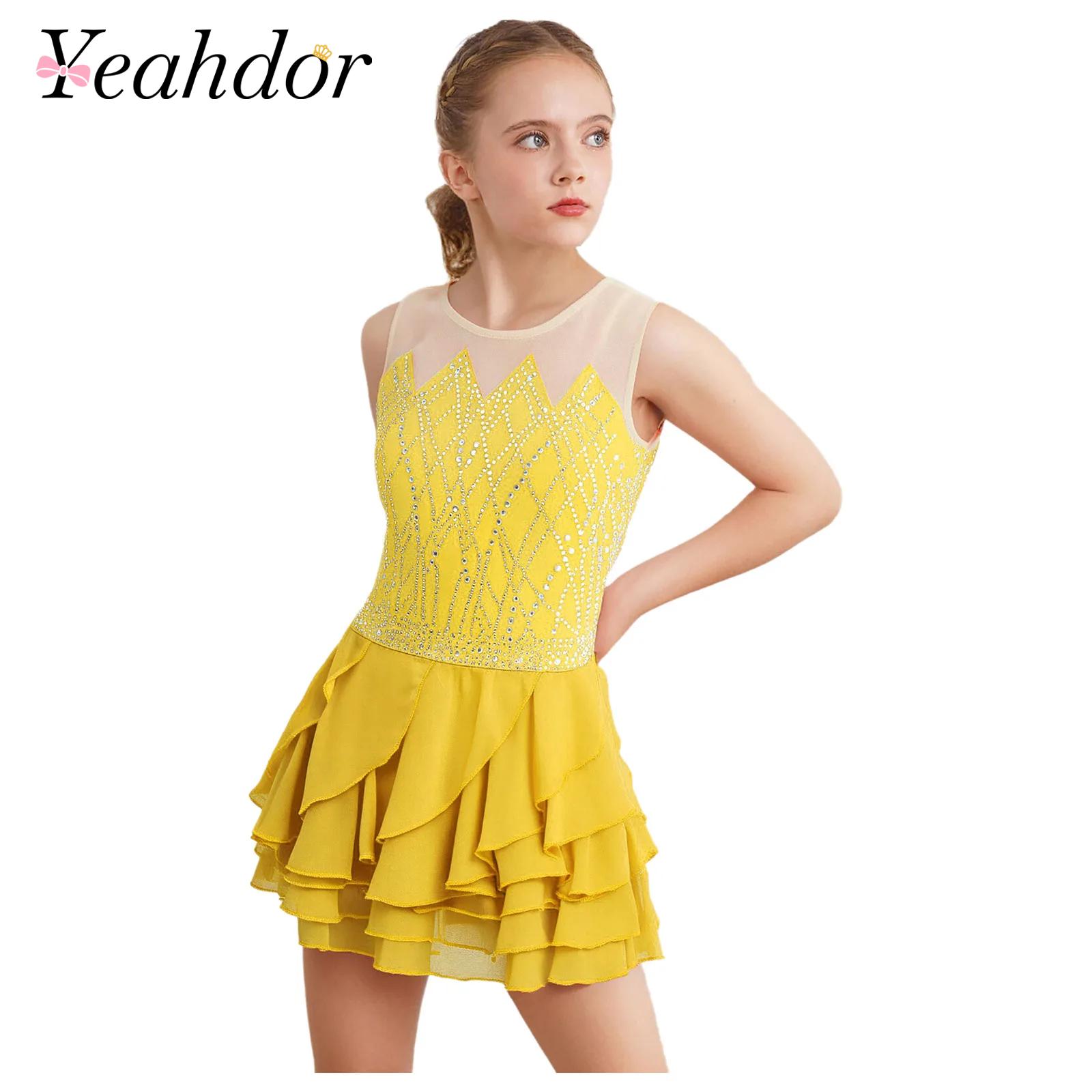 Sewing Vest - Vestido de patinaje artístico de malla