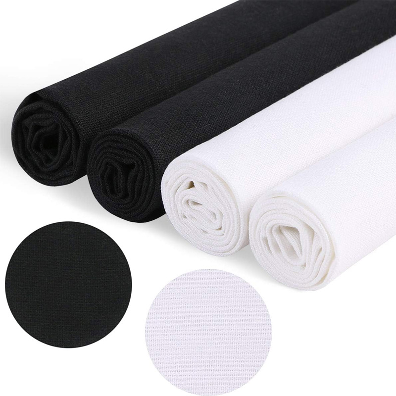 Sewing Embroidery Fabric - 4 piezas de tela de lino,