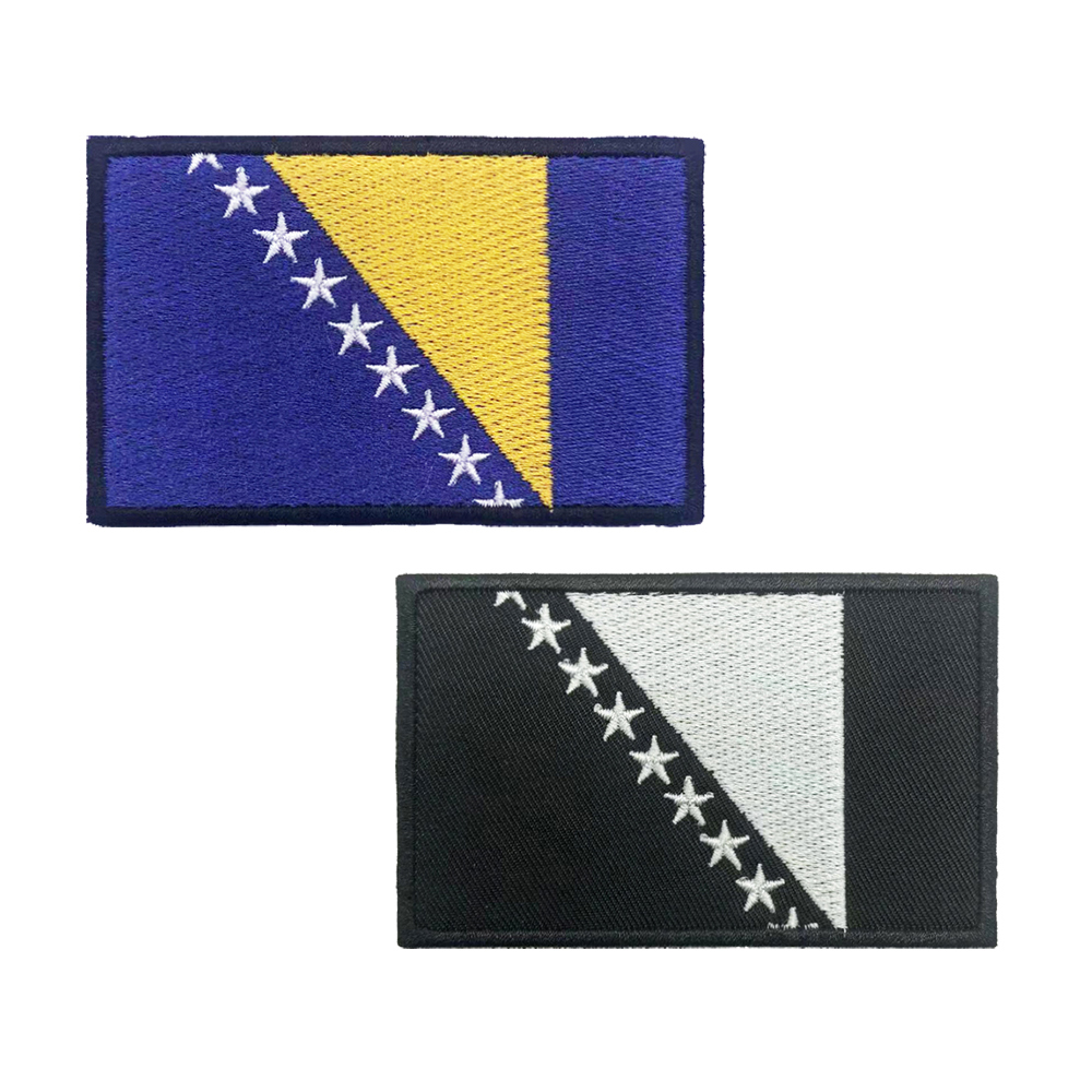 Velcro Sew On - Parche de bandera de Bosnia y