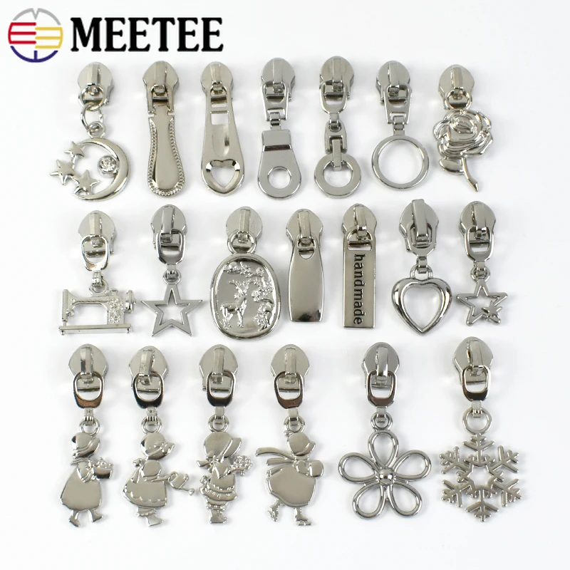 Textile And Sewing Supply - Deslizador de cremallera de metal 5