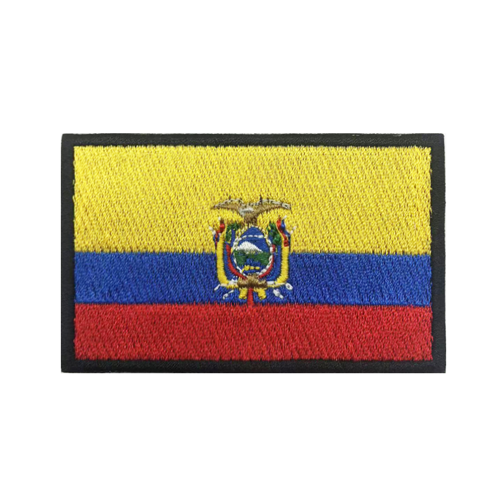 Velcro Sew On - 1PC bandera de Ecuador Ecuador Parche