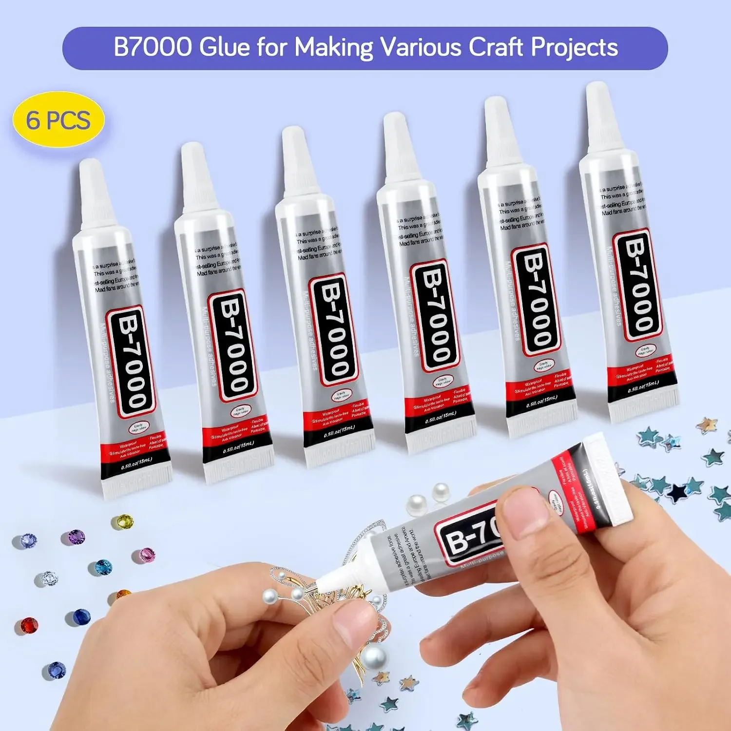 ICUTE-FITTDYHE 6PCS Pegamento  - Fabric Glue Bond reseña y precio