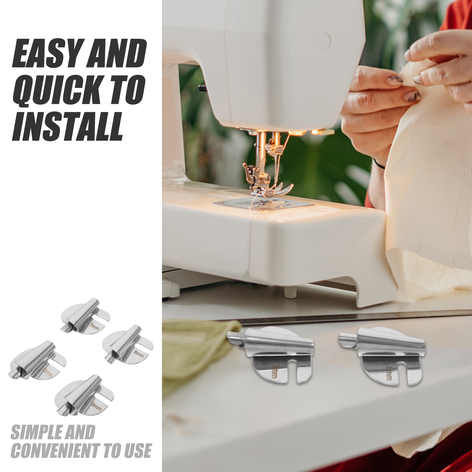 4 Piezas de Pie de Presión par - Sewing Hemming reseña y precio