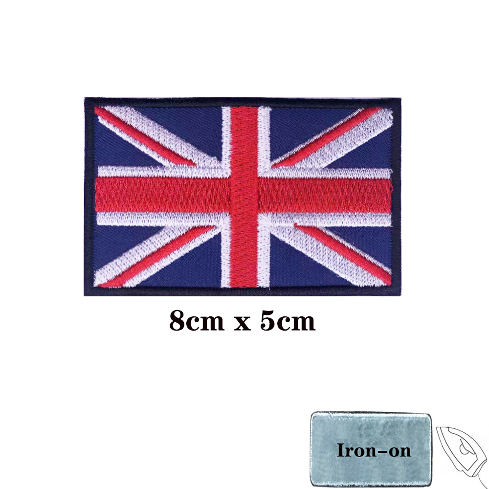 Parches de bandera británica,  - Velcro Sew On reseña y precio