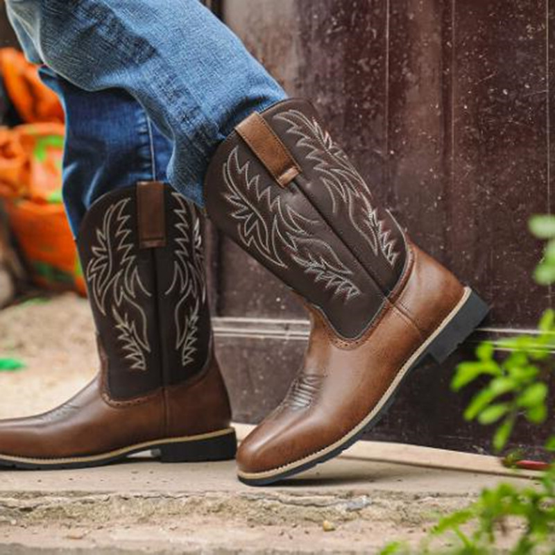 Nuevas Botas Altas para Hombre - Sewing Embroidery Fabric reseña y precio