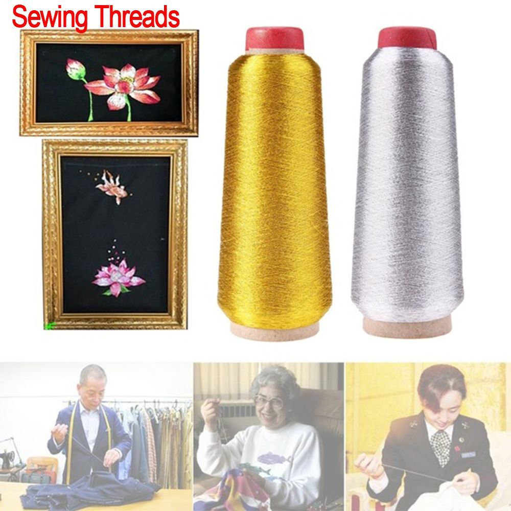 Hilos de bordado dorados/plate - Sewing Thread In Textile reseña y precio