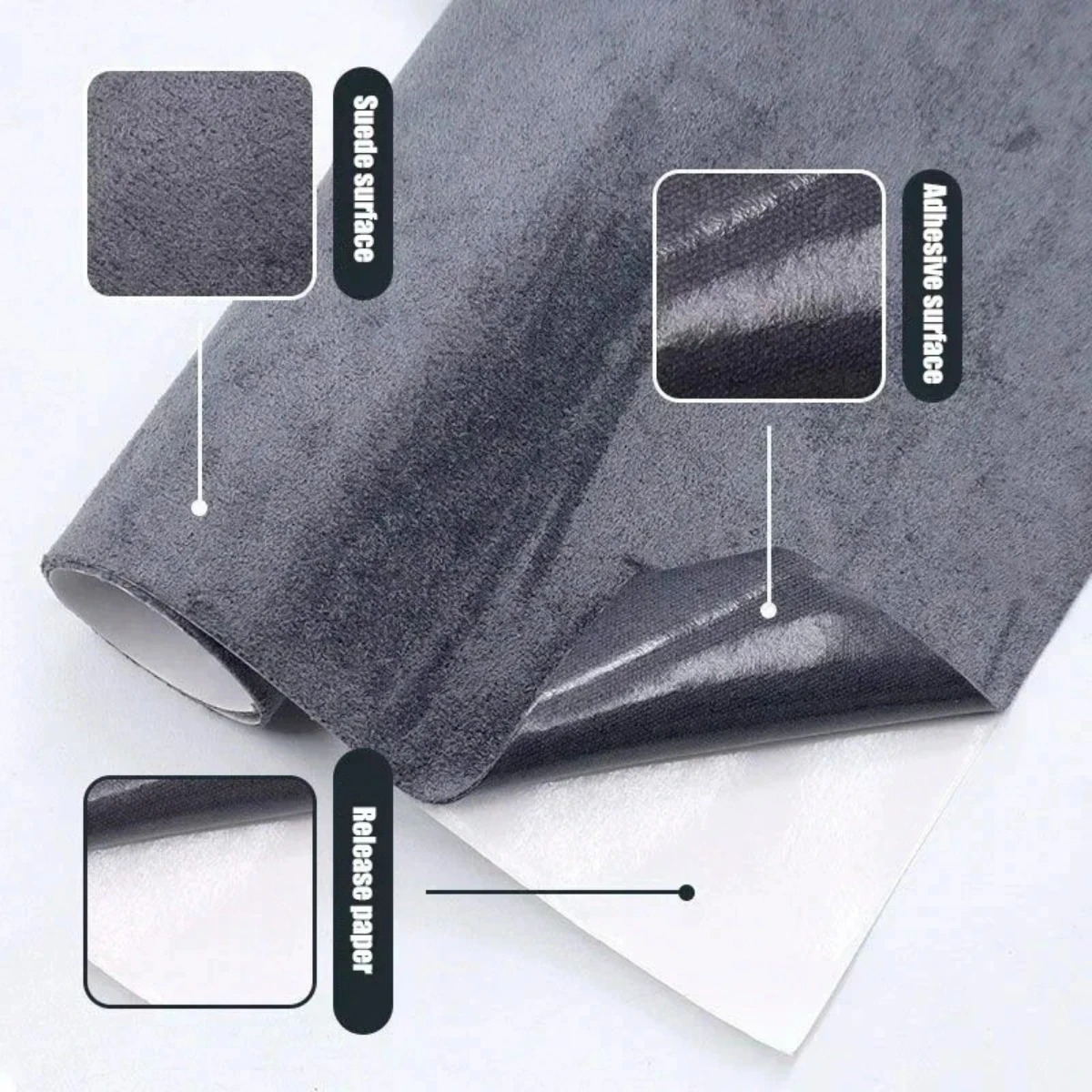 Tela de gamuza autoadhesiva mu - Fabric Glue Bond reseña y precio