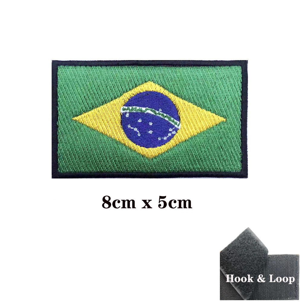 Parche bordado de la bandera b - Velcro Sew On reseña y precio