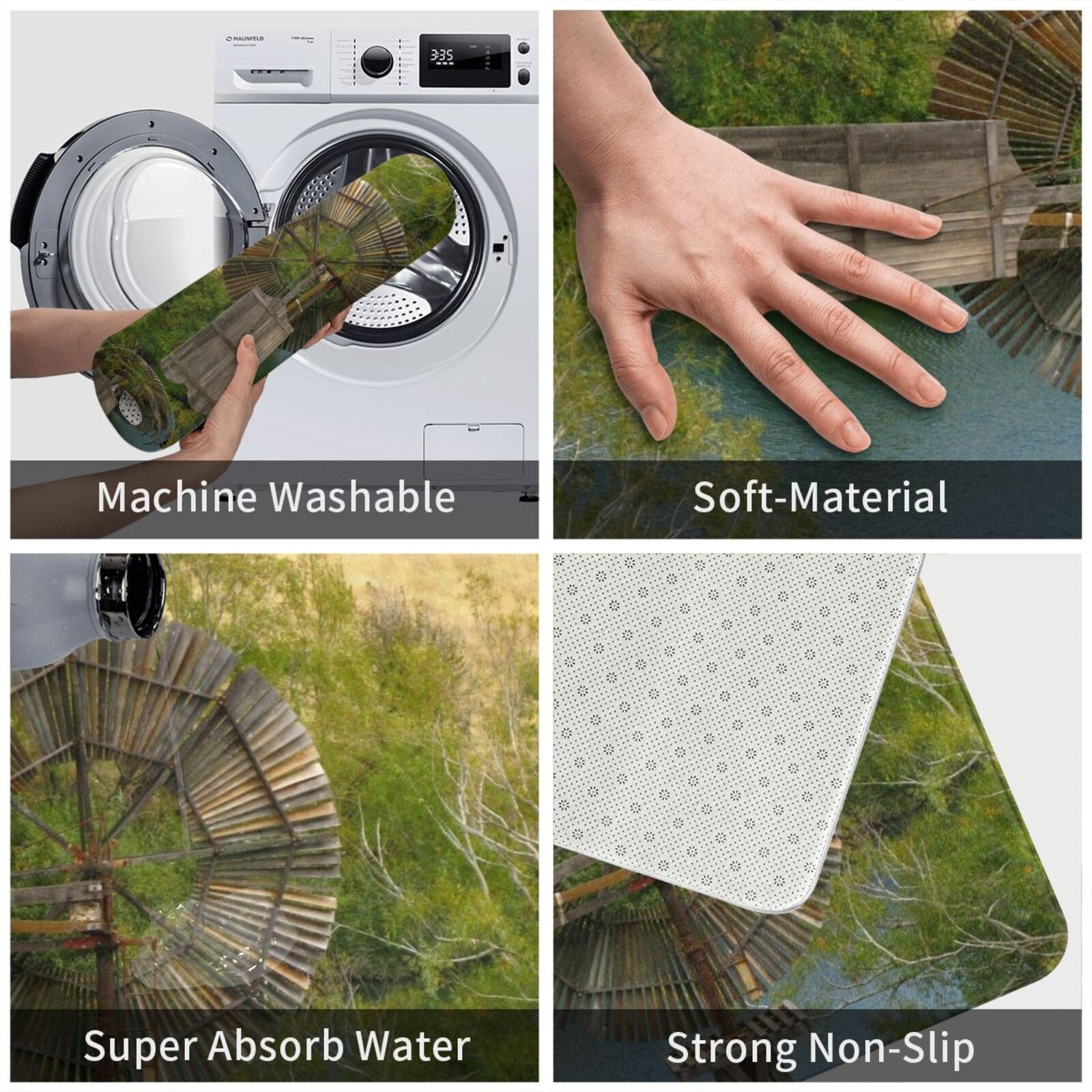 Molino de viento de madera, al - Century Textile & Sewing Supply reseña y precio