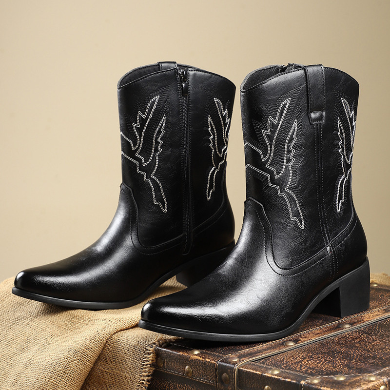 Botas de vaquero del oeste Ret - Sewing Embroidery Fabric reseña y precio