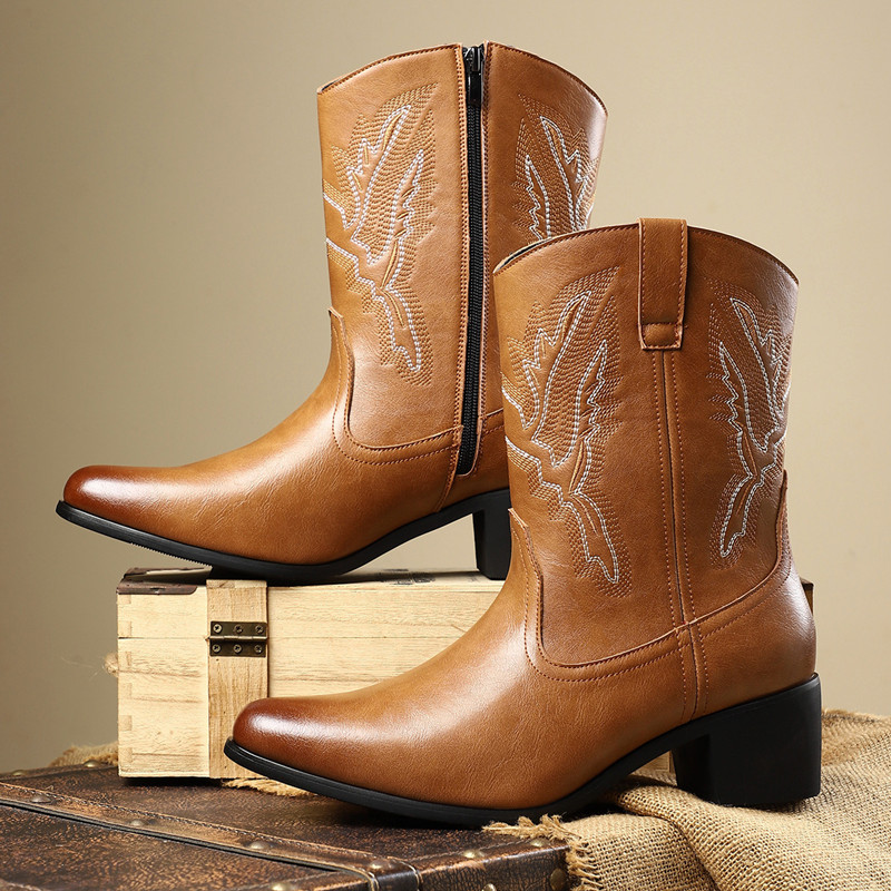 Botas de vaquero del oeste Ret - Sewing Embroidery Fabric reseña y precio