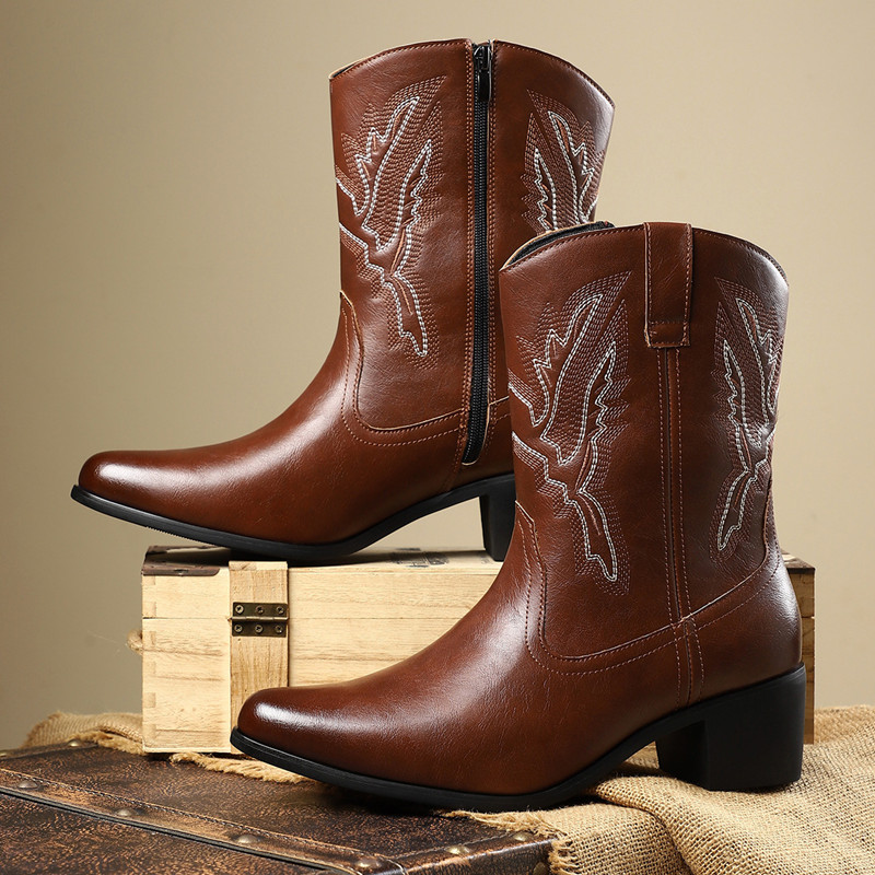 Botas de vaquero del oeste Ret - Sewing Embroidery Fabric reseña y precio