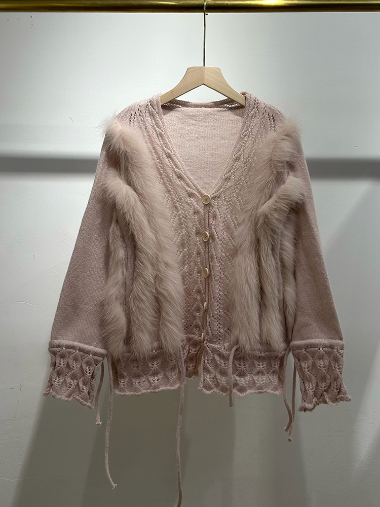 Suéter de Punto con Decoración - Sewing Jackets reseña y precio