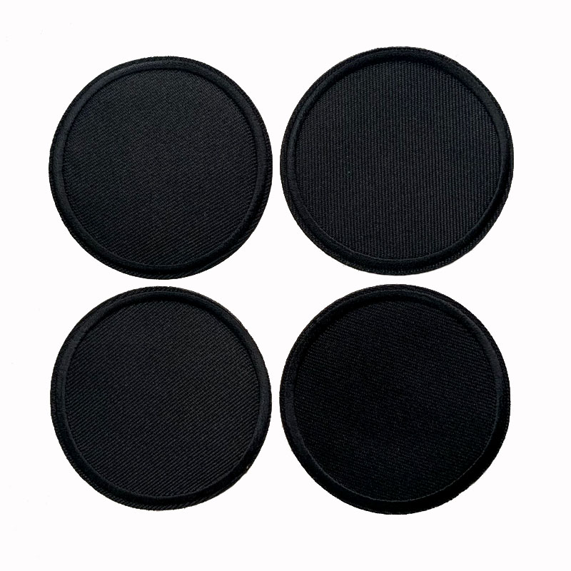 Parches redondos negros para r - Velcro Sew On reseña y precio