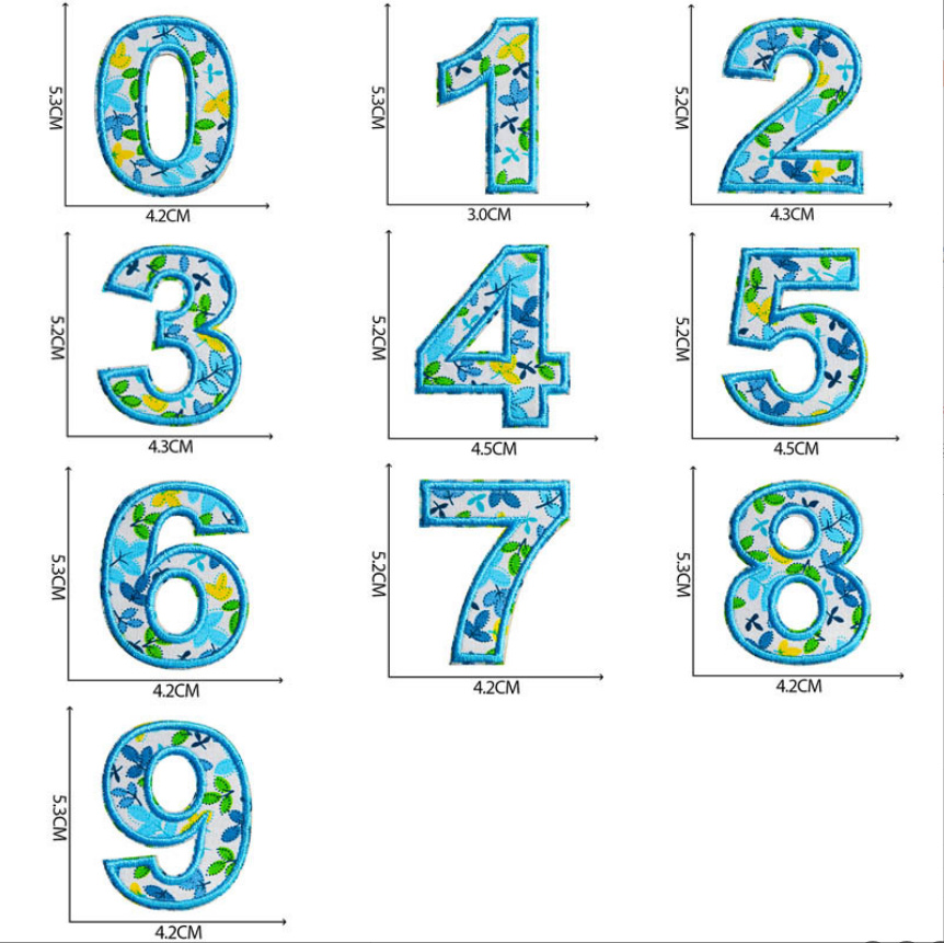 Parches bordados del alfabeto  - Sewing Id reseña y precio