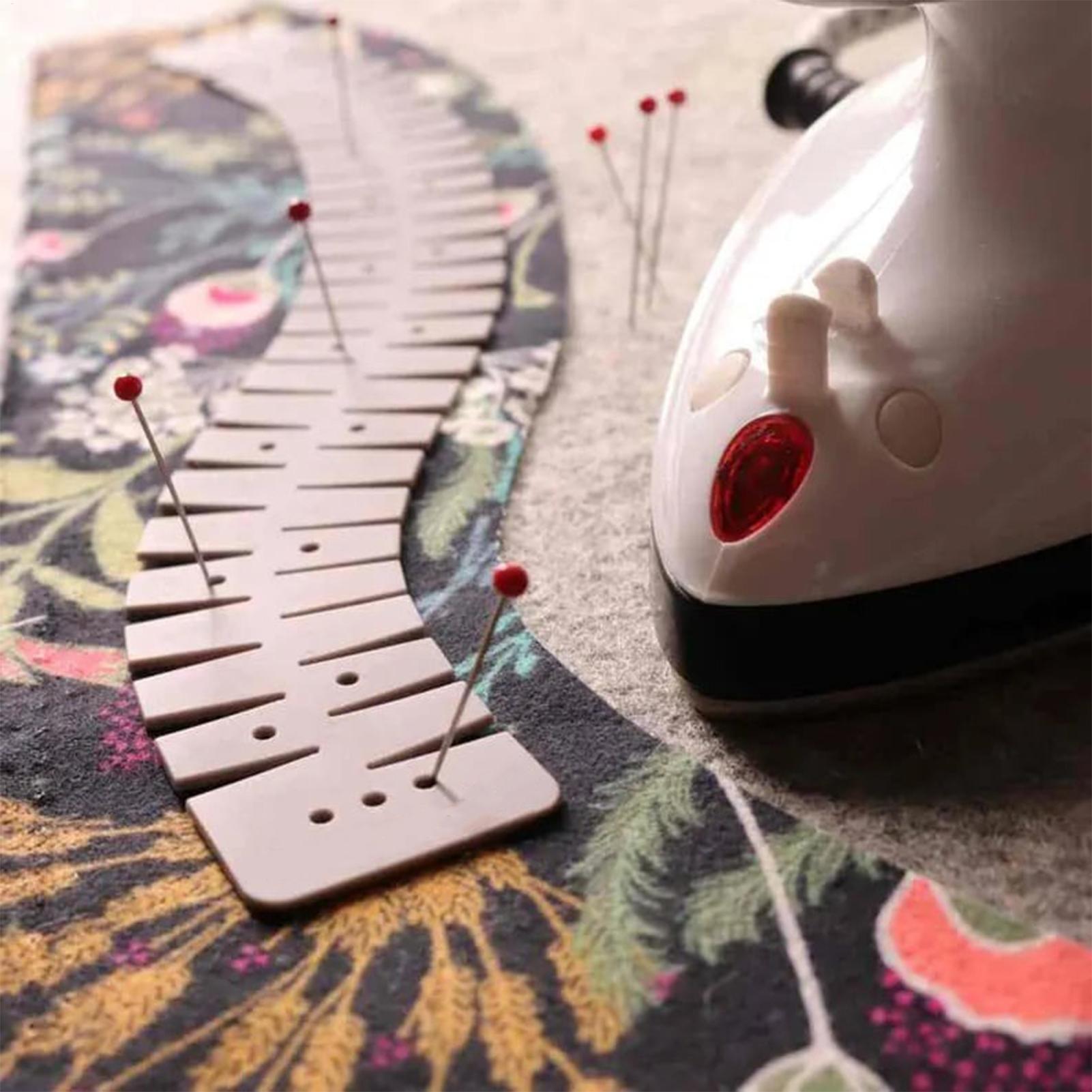 Regla de dobladillo de silicon - Sewing Hemming reseña y precio
