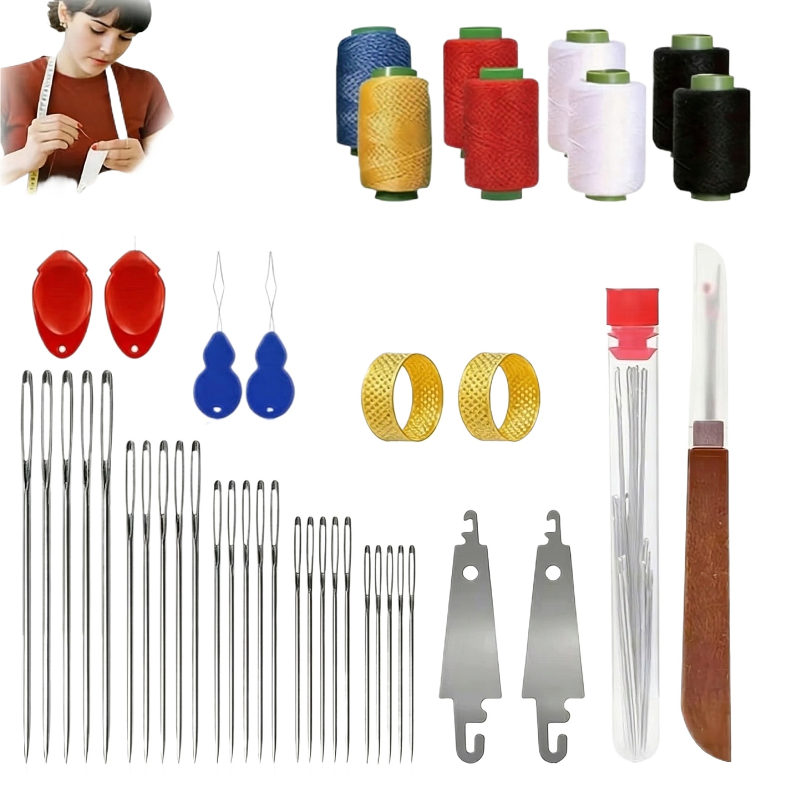 Kit de 43 Agujas de Coser de O - Sewing Repair reseña y precio