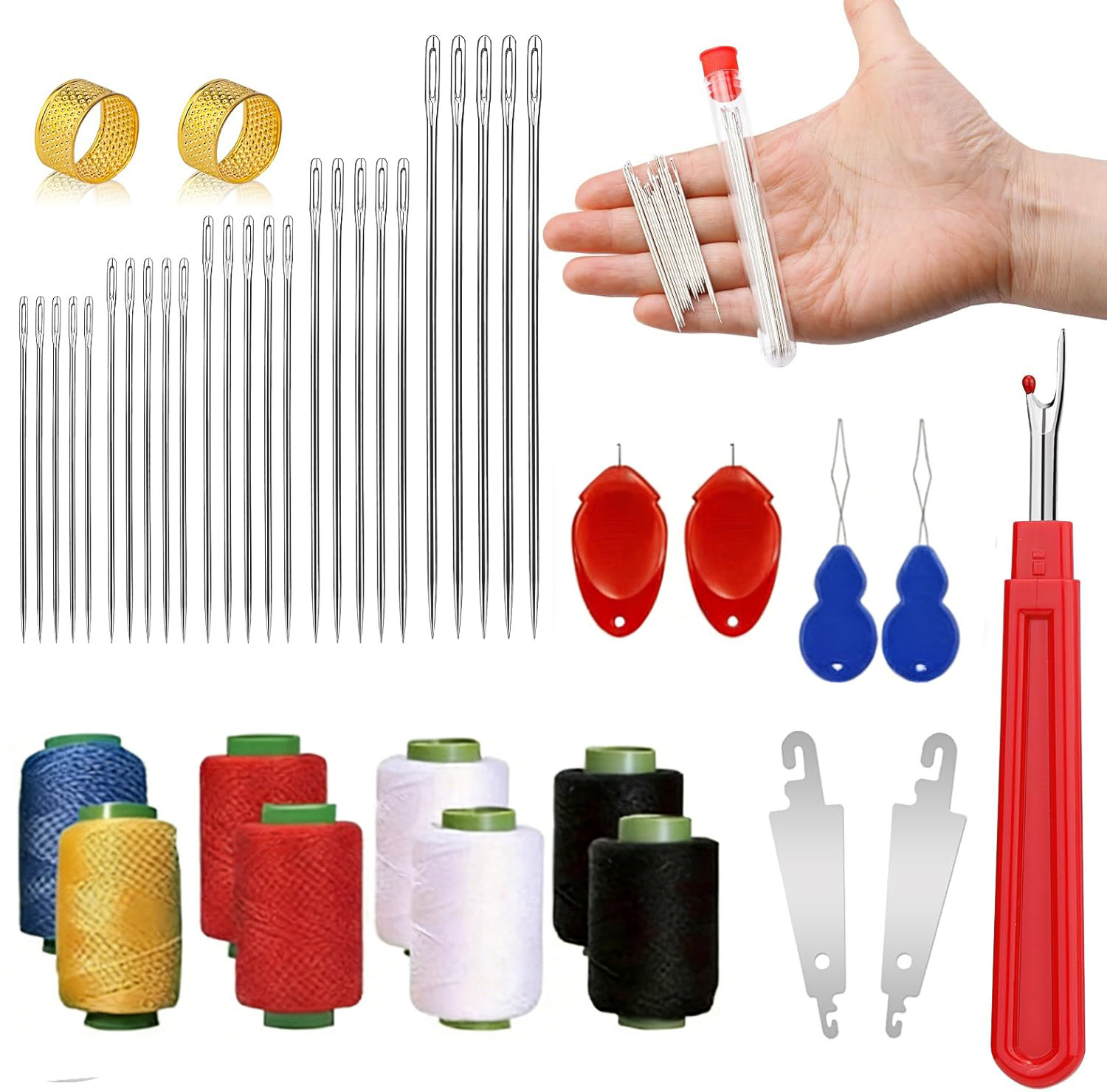 Kit de 43 Agujas de Coser de O - Sewing Repair reseña y precio