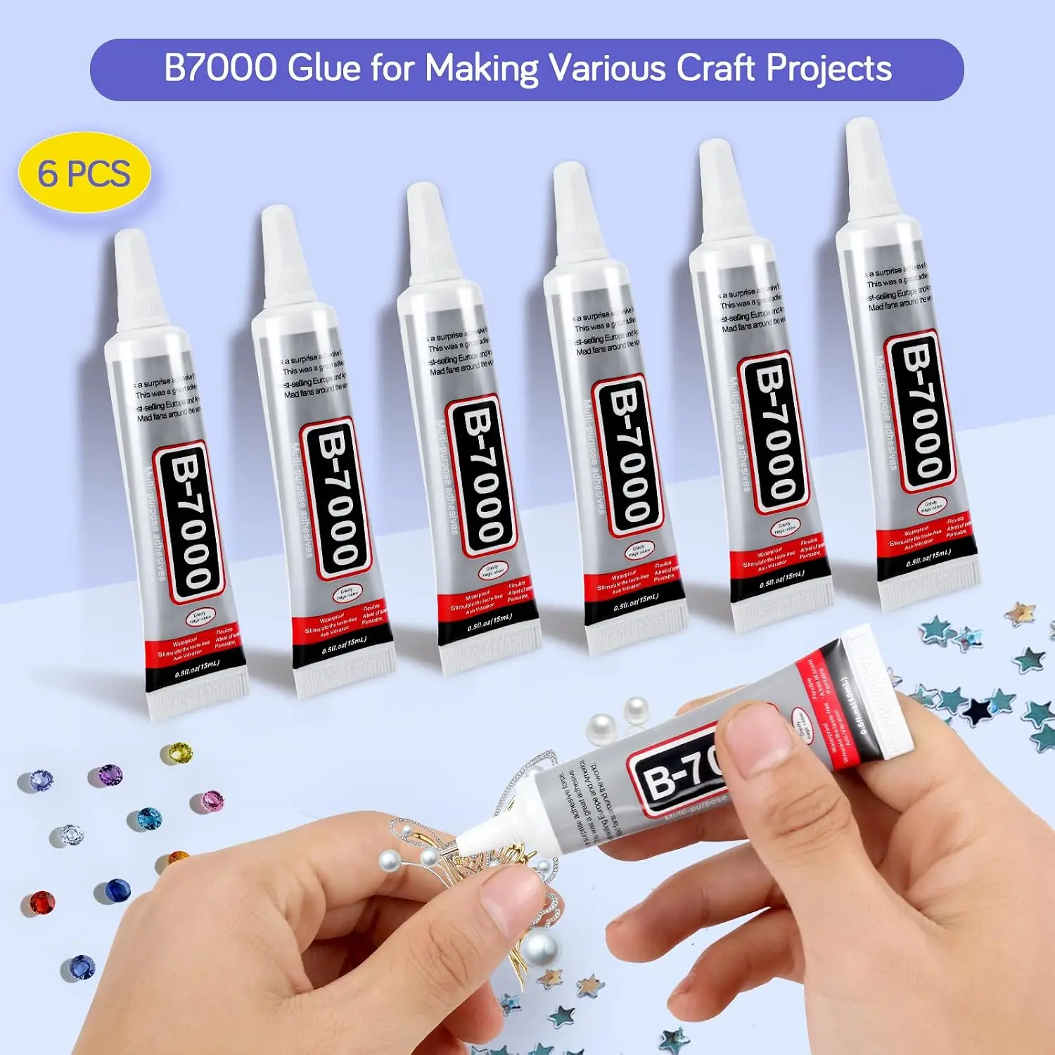 ICUTE-FITTDYHE 6PCS Pegamento  - Fabric Glue Bond reseña y precio