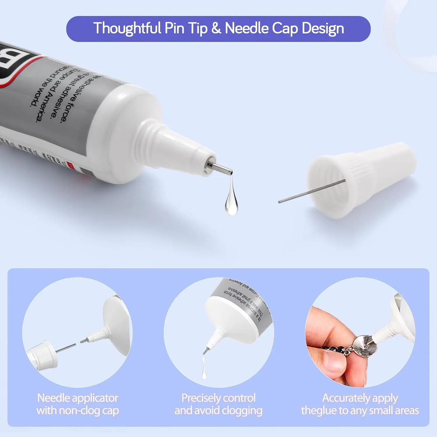 ICUTE-FITTDYHE 6PCS Pegamento  - Fabric Glue Bond reseña y precio