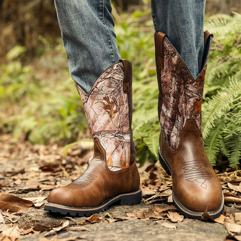 Botas para hombre, botines de  - Sewing Embroidery Fabric reseña y precio