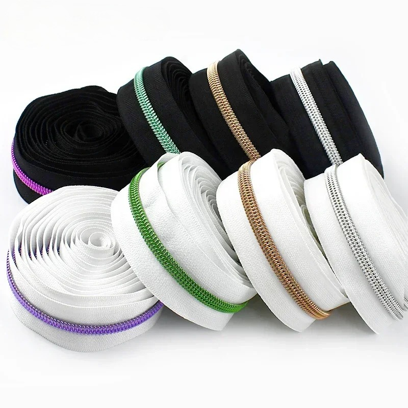 Cinta de cremallera negra/blan - Textile And Sewing Supply reseña y precio
