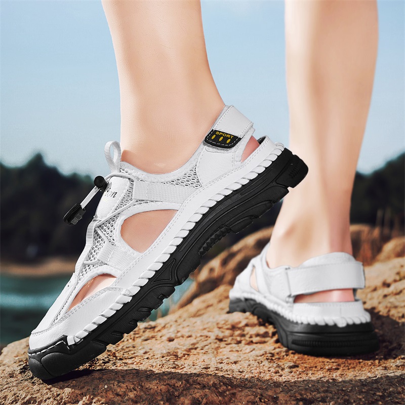 Sandalias simples hechas a man - Velcro Sew On reseña y precio