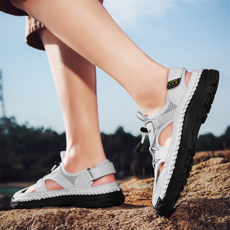 Sandalias simples hechas a man - Velcro Sew On reseña y precio