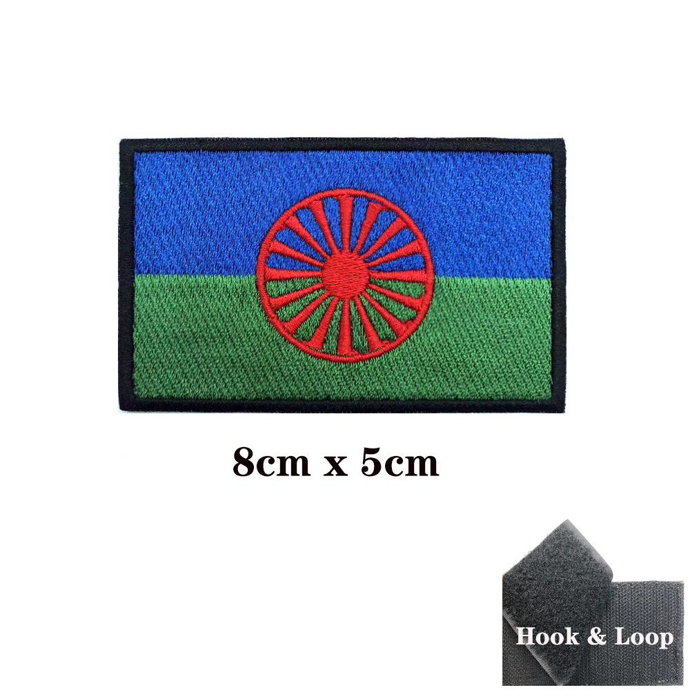 Rom Gypsy Flag Of The Romani p - Velcro Sew On reseña y precio