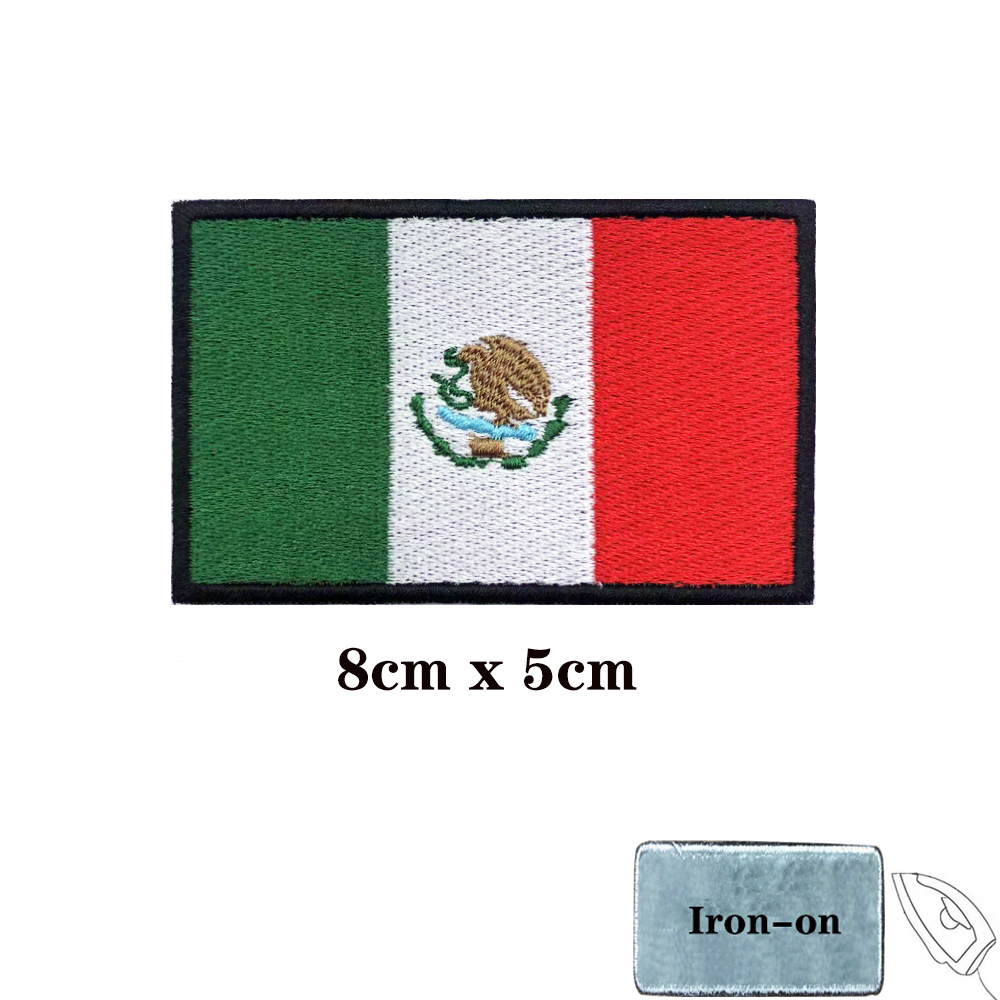 Parches de bandera mexicana de - Velcro Sew On reseña y precio