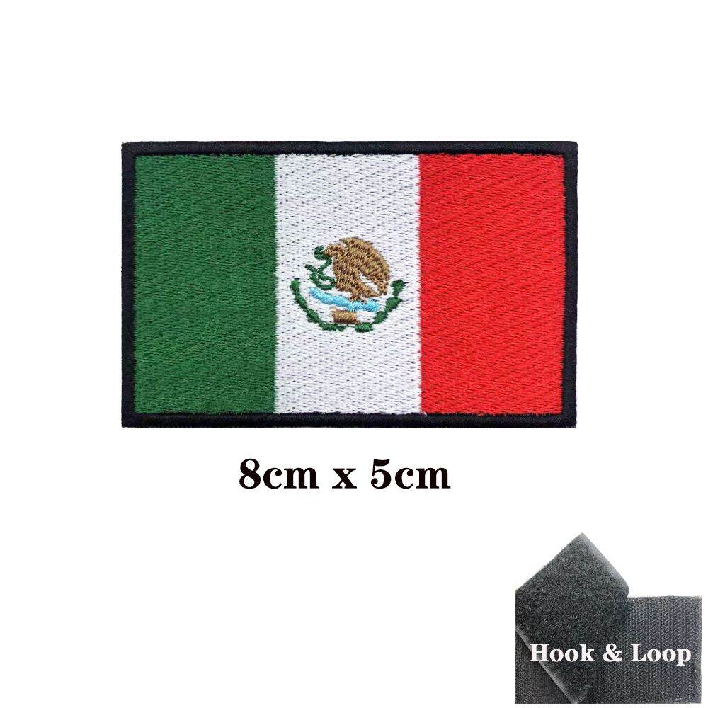 Parches de bandera mexicana de - Velcro Sew On reseña y precio
