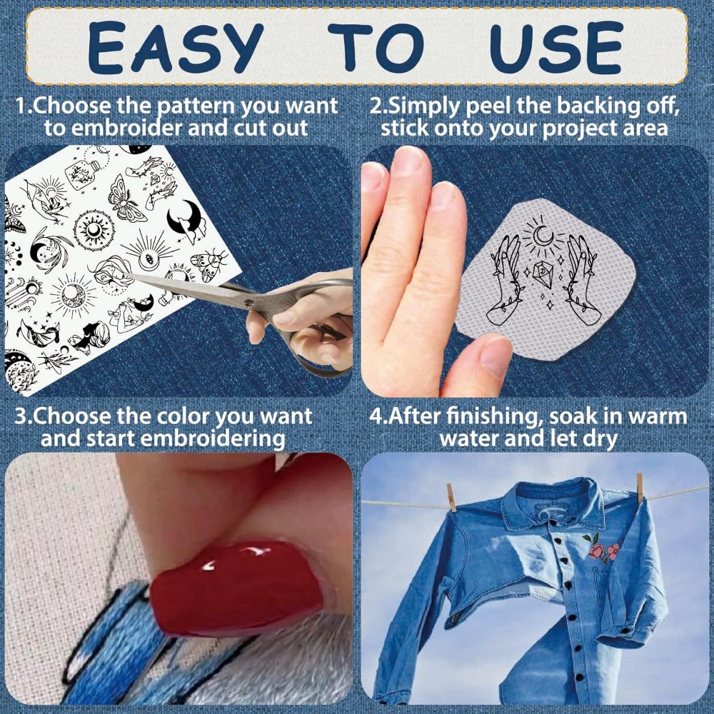 Estabilizadores de bordado Sol - Sewing Embroidery Fabric reseña y precio